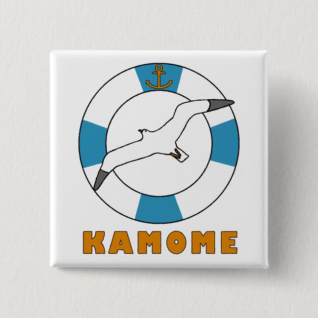 Seagull und Swim Ring Button (Vorderseite)