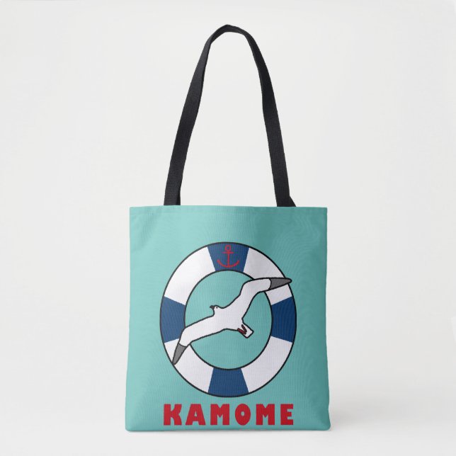 Seagull und Swim Ring Totbeutel Tasche (Vorderseite)