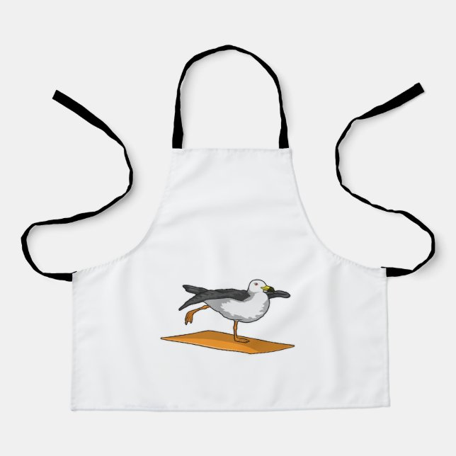 Seagull Yoga Mediation Fitness Schürze (Vorderseite)