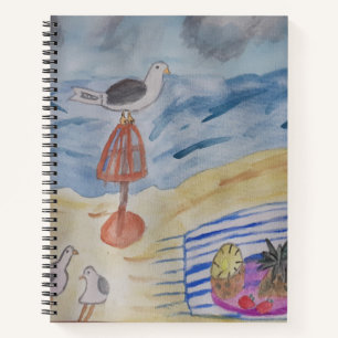 Seagulls auf dem StrandNotebook Notizbuch