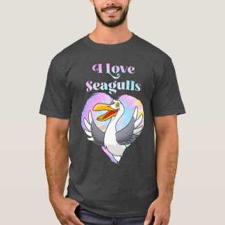 Seagulls Bird Lover I Liebe Seagulls Bird Liebhabe T-Shirt