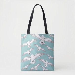 Seagulls Galore Tote Bag Tasche