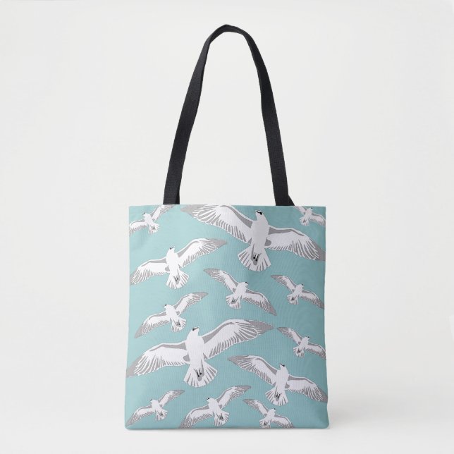 Seagulls Galore Tote Bag Tasche (Vorderseite)