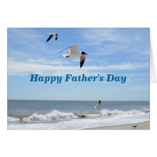 Seagulls Happy Father's Day Card