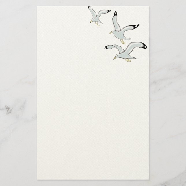 Seagulls Stationery Briefpapier (Vorderseite)
