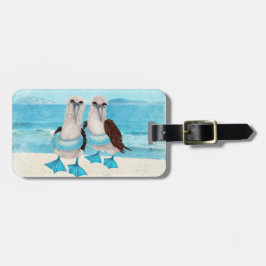 Seaguls auf dem Beachluggage-Tag Gepäckanhänger