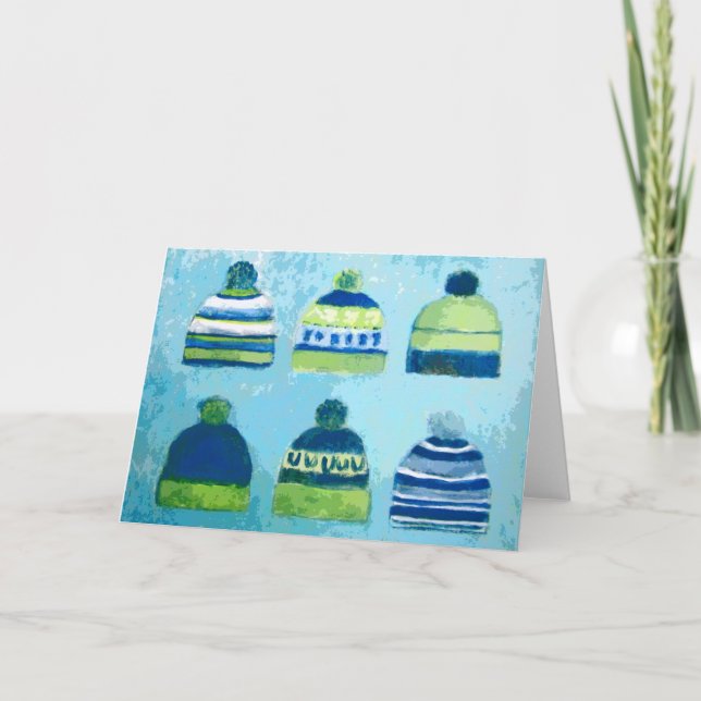 Seahawks Cap Grußkarte Karte (Vorderseite)