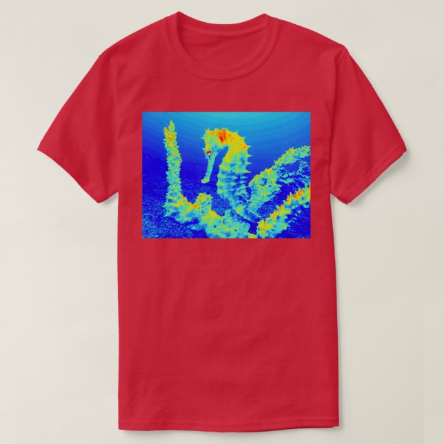 Seahorse animation T-Shirt (Design vorne)