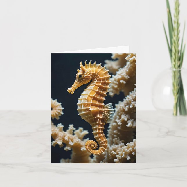 Seahorse Bonne Carte de voeux d'anniversaire (Devant)