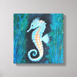 Seahorse canvas art leinwanddruck