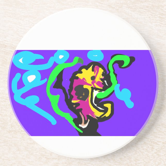 Seahorse color getränkeuntersetzer (Vorne)