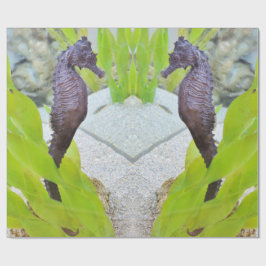 Seahorse-Geschenkpackung Geschenkpapier