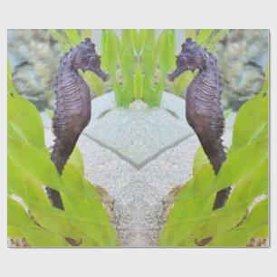 Seahorse-Geschenkpackung Geschenkpapier