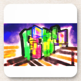 Seahorse love  getränkeuntersetzer