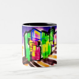 Seahorse love  zweifarbige tasse