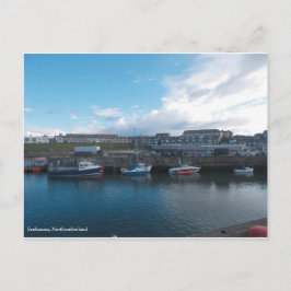 Seahouses Harbour - Postcard Postkarte
