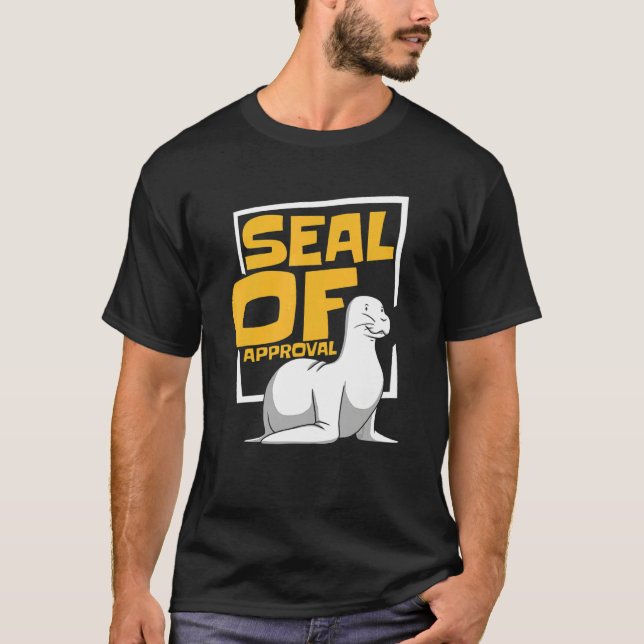 Seal Of Approval   Science Nature Biologist Kids B T-Shirt (Vorderseite)
