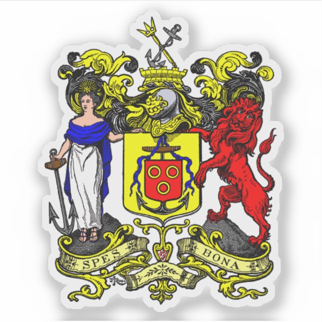 Seal of Cape Town, the Republic of South Africa Aufkleber (Vorderseite)