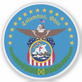 Seal of Columbus, Ohio, USA Aufkleber