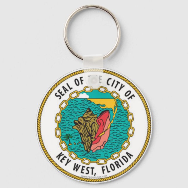 Seal of Key West, Florida Schlüsselanhänger (Vorderseite)