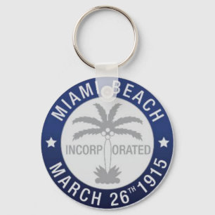 Seal of Miami Beach, Florida Schlüsselanhänger