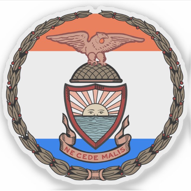 Seal of the Bronx, New York City, USA Aufkleber (Vorderseite)