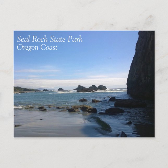 Seal Rock State Park Postkarte (Vorderseite)