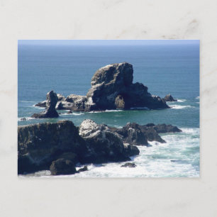 Seal Rock sur la carte postale de la côte de l'Ore