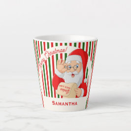 Sealed by Santa Nice Liste Frohe Weihnachten Milchtasse
