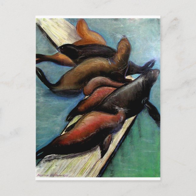Sealions Postkarte (Vorderseite)