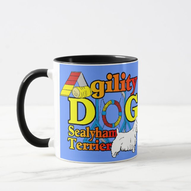 Sealyham_Terrier_Agility Tasse (Links)