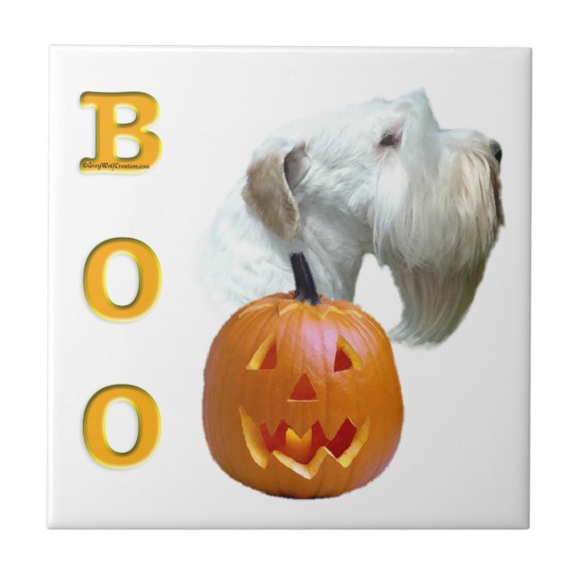 Sealyham Terrier Boo Fliese (Vorderseite)