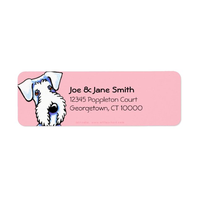Sealyham Terrier Bubble Gum Pink (Vorne)