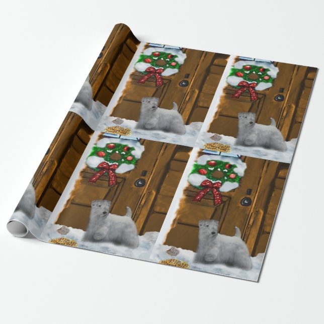 Sealyham Terrier Christmas Geschenkpapier (Ungerollt)
