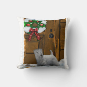 Sealyham Terrier Christmas Kissen