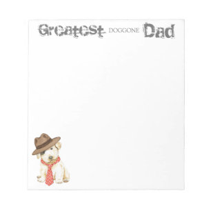 Sealyham Terrier Dad Notepad Notizblock