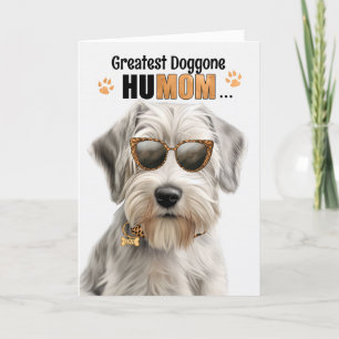 Sealyham Terrier Dog Best HuMOM Ever Mother Day Feiertagskarte