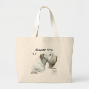Sealyham Terrier Geschichtsentwurf Jumbo Stoffbeutel