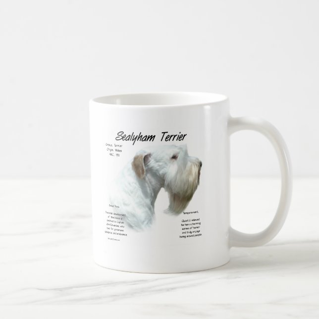 Sealyham Terrier History Design Kaffeetasse (Rechts)