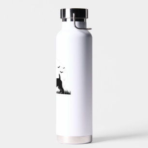 Sealyham Terrier Hund � Halloween Mond Silhouette Trinkflasche