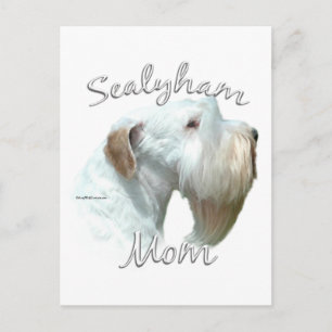 Sealyham Terrier Mama 2 Postkarte