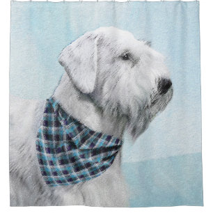 Sealyham Terrier Painting - Niedliche Original Dog Duschvorhang