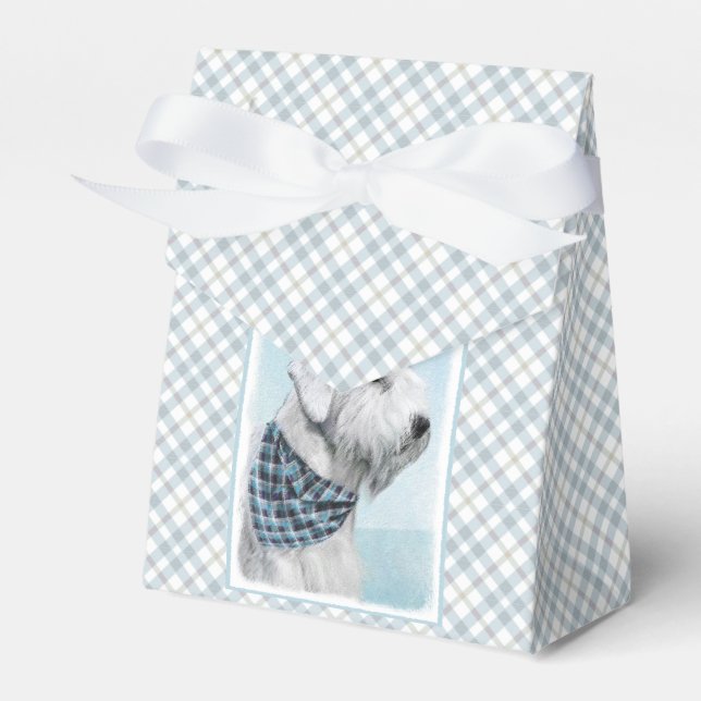 Sealyham Terrier Painting - Niedliche Original Dog Geschenkschachtel (Vorderseite)