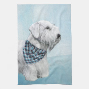 Sealyham Terrier Painting - Niedliche Original Dog Geschirrtuch