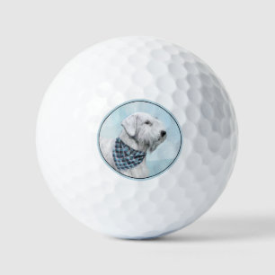 Sealyham Terrier Painting - Niedliche Original Dog Golfball