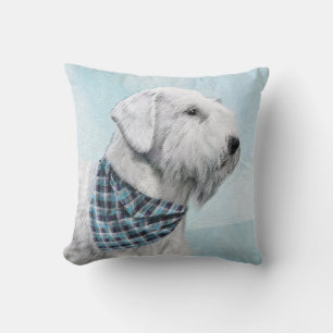 Sealyham Terrier Painting - Niedliche Original Dog Kissen