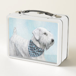 Sealyham Terrier Painting - Niedliche Original Dog Metall Brotdose