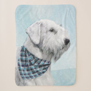 Sealyham Terrier Painting - Niedliche Original Dog Sherpadecke