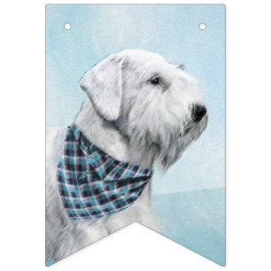Sealyham Terrier Painting - Niedliche Original Dog Wimpelkette