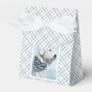 Sealyham Terrier Painting - Niedliche Original Hun Geschenkschachtel